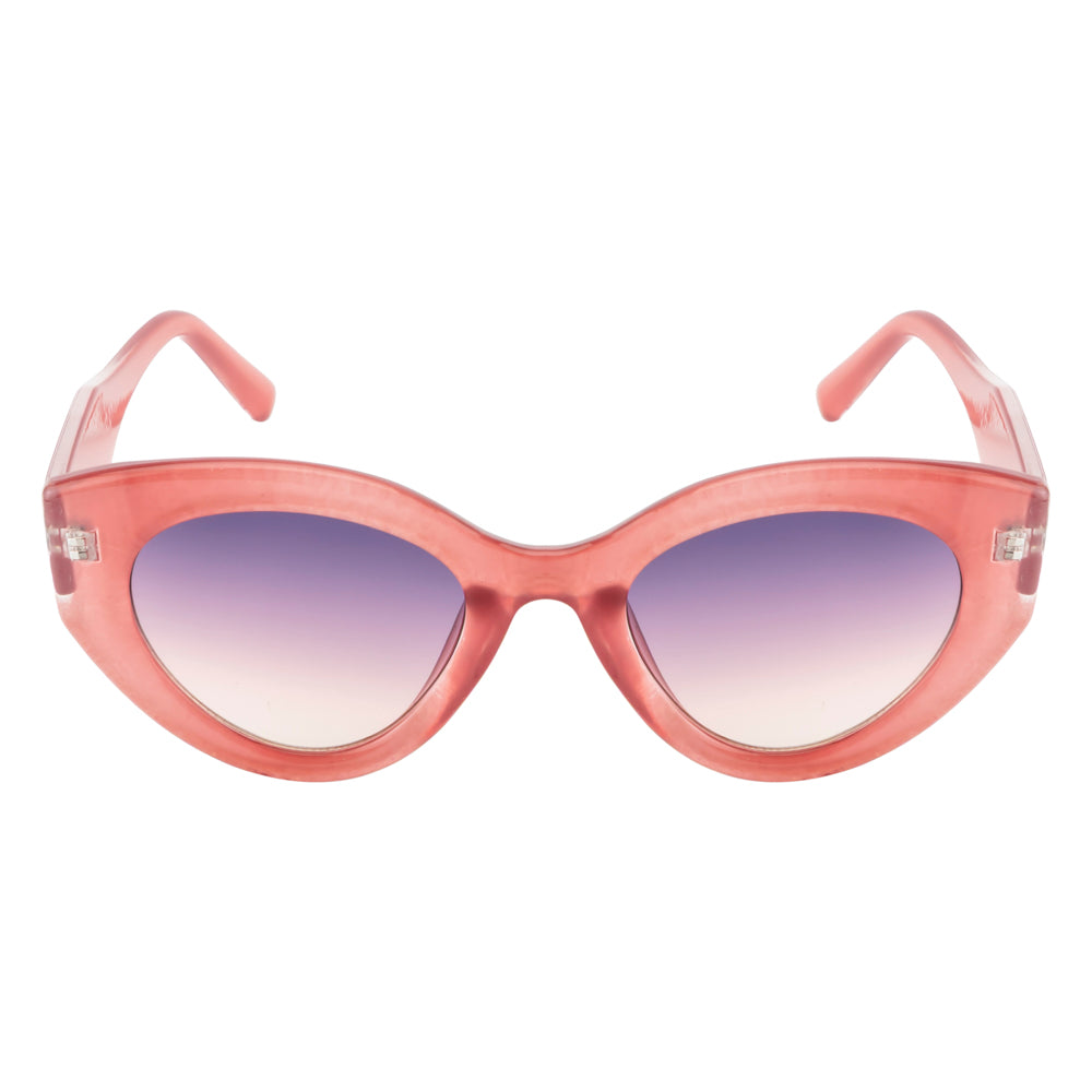 Retro Inspired Pink Cat Eye Sunglasses for Women