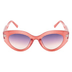 Retro Inspired Pink Cat Eye Sunglasses for Women