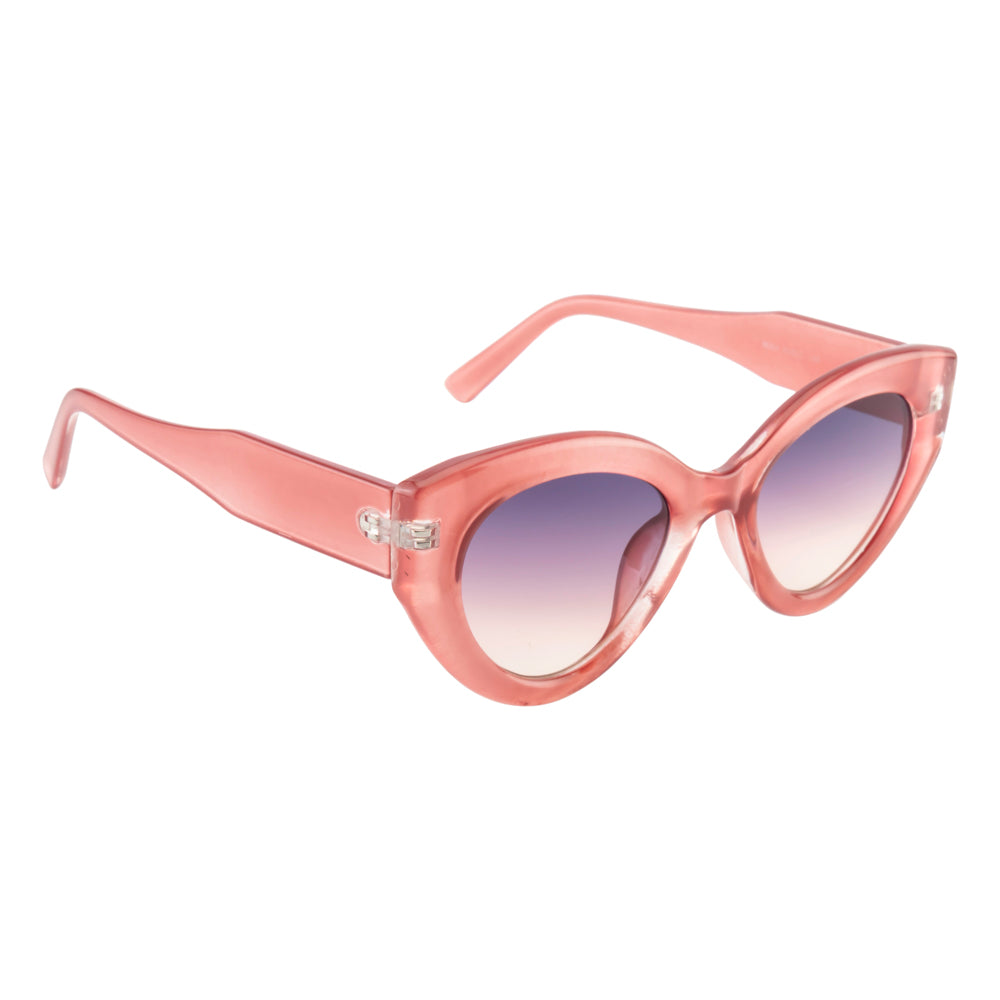 Retro Inspired Pink Cat Eye Sunglasses for Women
