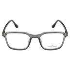 Minimalist Translucent Grey Square Eyewear for Effortless Style