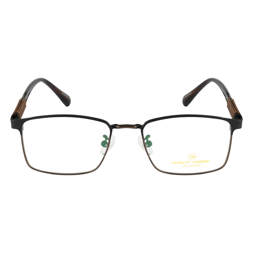 Rectangular Eyewear Frames | Stylish & Comfortable | Black & Brown