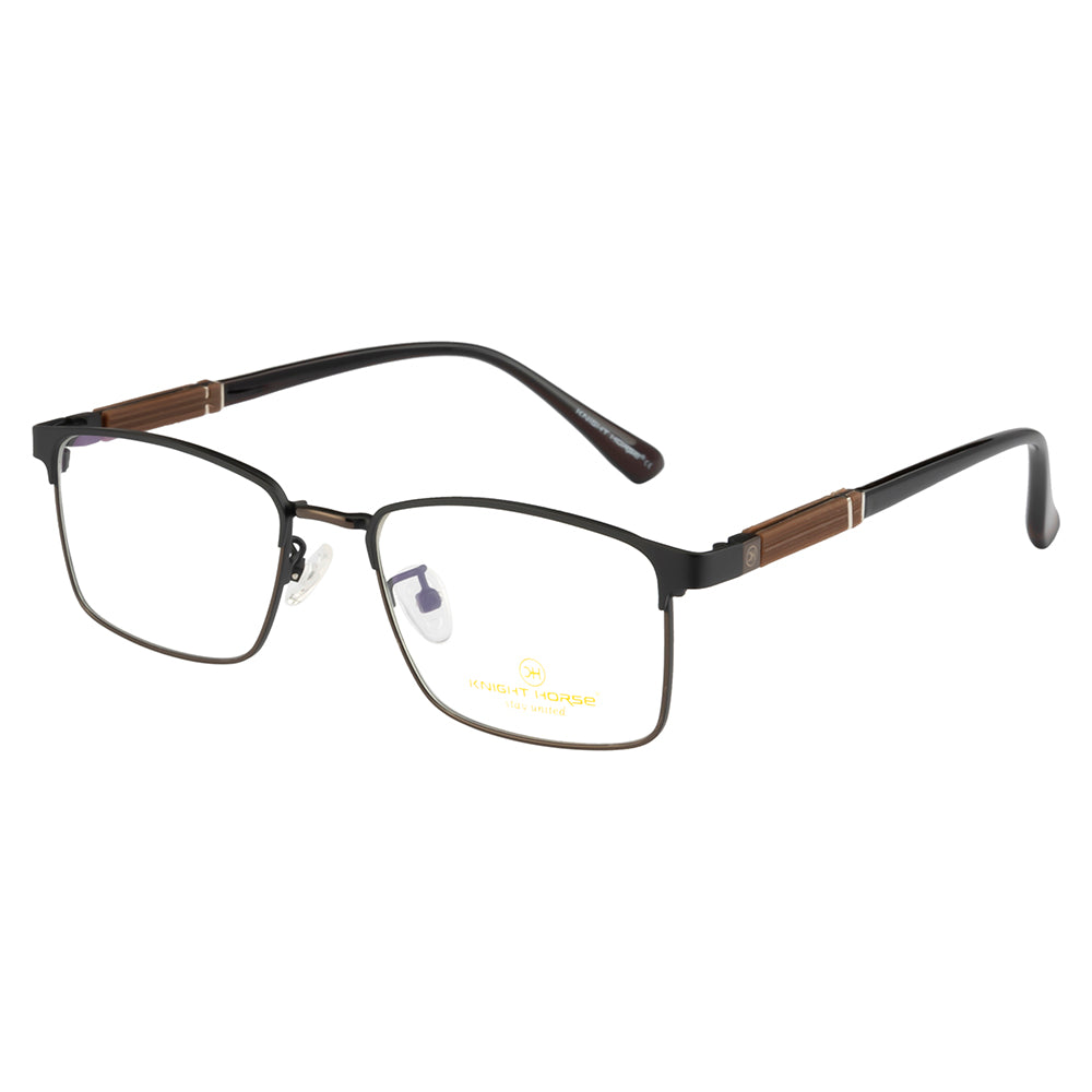 Rectangular Eyewear Frames | Stylish & Comfortable | Black & Brown