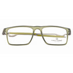 Men's Sports Eyewear | Rectangle | Green Frame | Spring Hinges