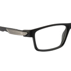 Men's Sports Eyewear Frame | Rectangle | Spring Hinges | Black & Red
