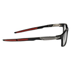Men's Sports Eyewear Frame | Rectangle | Spring Hinges | Black & Red