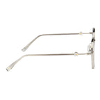 Stylish Hexagonal Glasses Frame for Women | Silver & Purple | Blue Light Protection