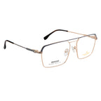 Prestige Square Metal Eyewear – Matte Grey & Gold