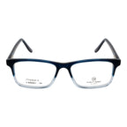 Rectangular Dual-Tone Glasses – Dark Blue & Light Blue