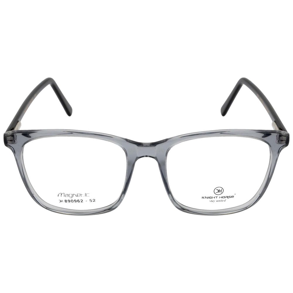 Sleek Translucent Square Glasses with Flexible Hinges