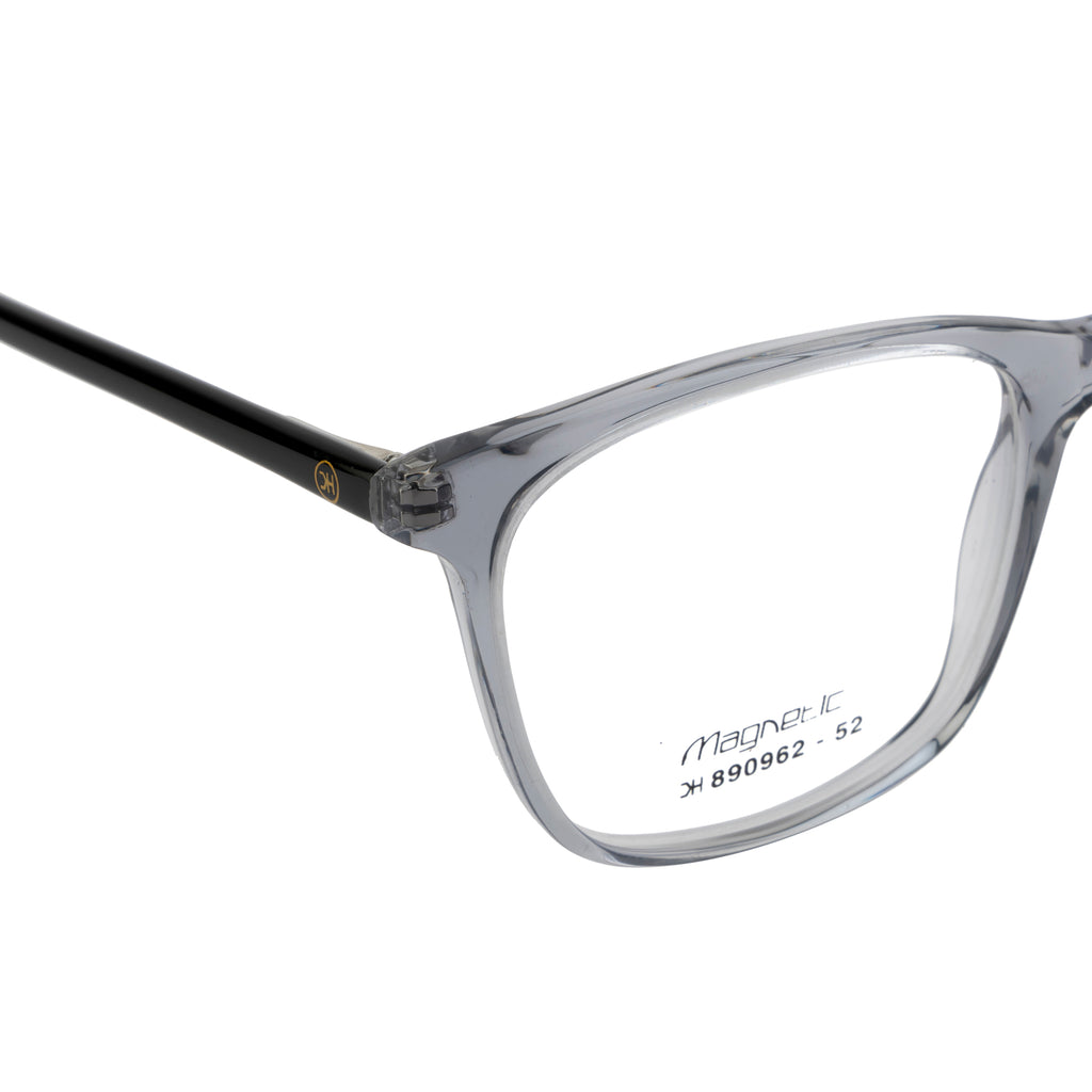 Sleek Translucent Square Glasses with Flexible Hinges