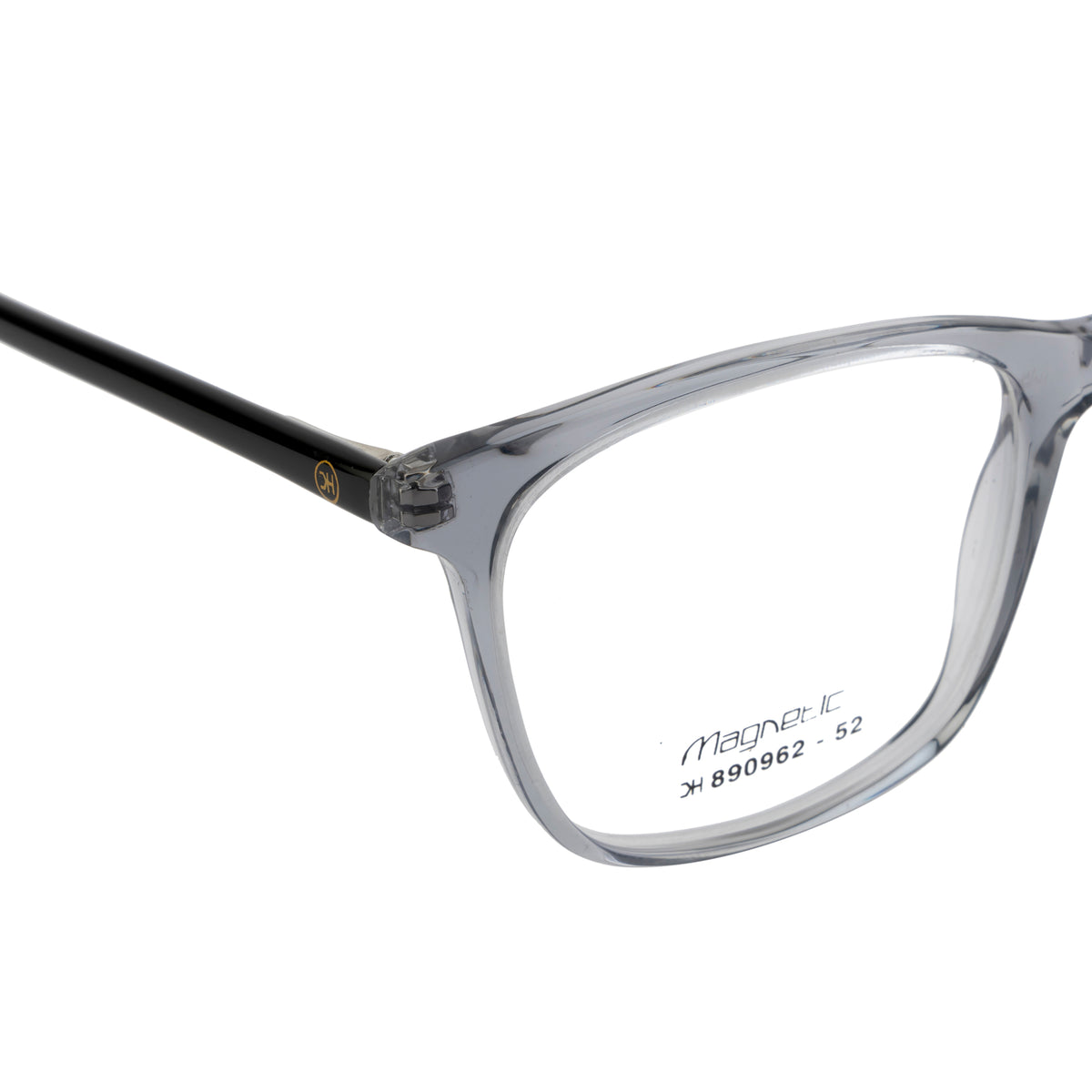 Sleek Translucent Square Glasses with Flexible Hinges