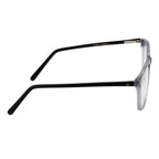 Sleek Translucent Square Glasses with Flexible Hinges