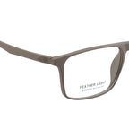 Rectangle Glasses| Lightweight| Matte Taupe| Flexible Fit