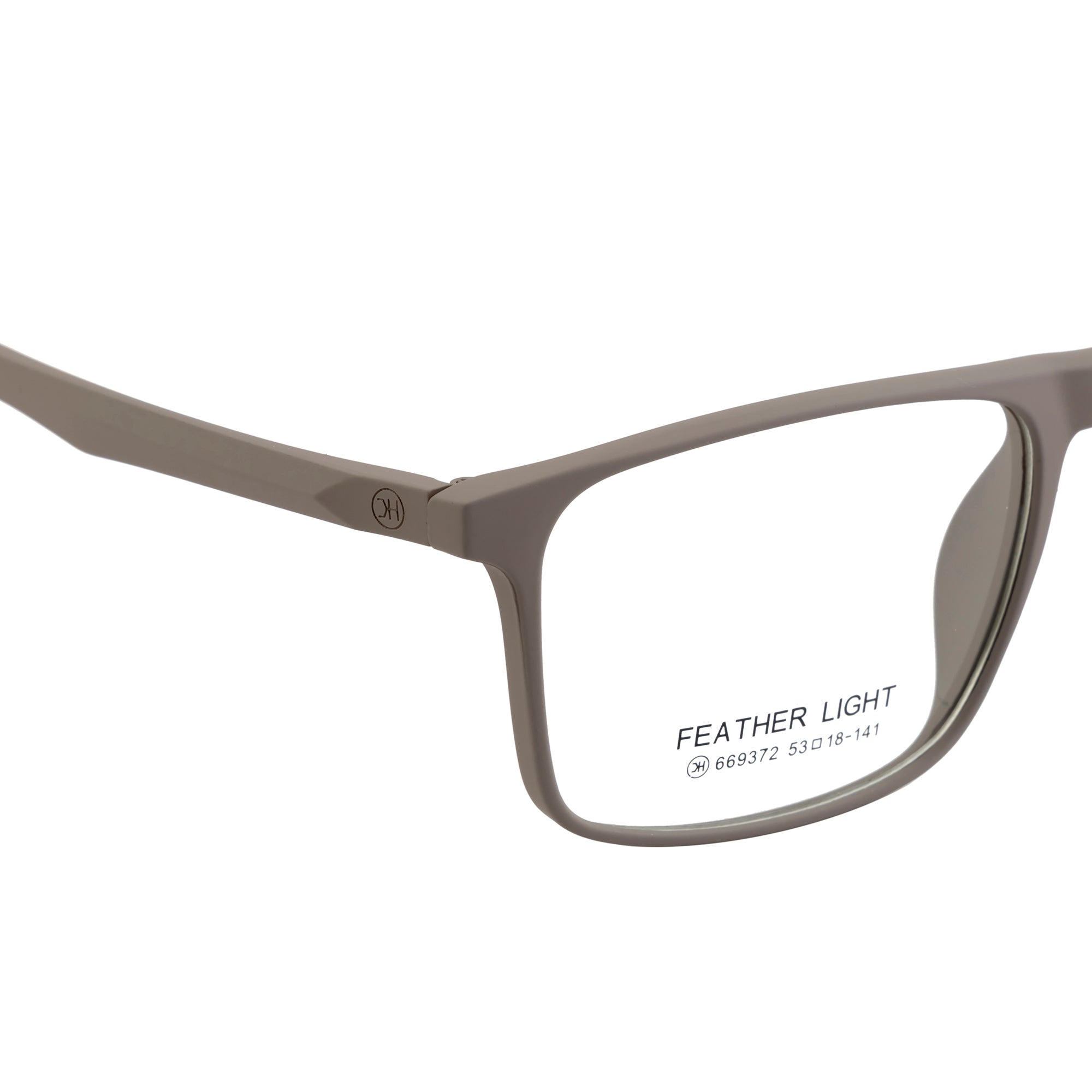 Rectangle Glasses| Lightweight| Matte Taupe| Flexible Fit