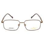 Matte Brown Premium Metal Eyewear – Lightweight & Durable