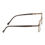 Matte Brown Premium Metal Eyewear – Lightweight & Durable
