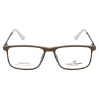 Modern Eyeglasses – Double Color Sides, Comfortable Fit, Lightweight, Taupe