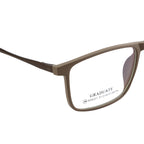 Modern Eyeglasses – Double Color Sides, Comfortable Fit, Lightweight, Taupe