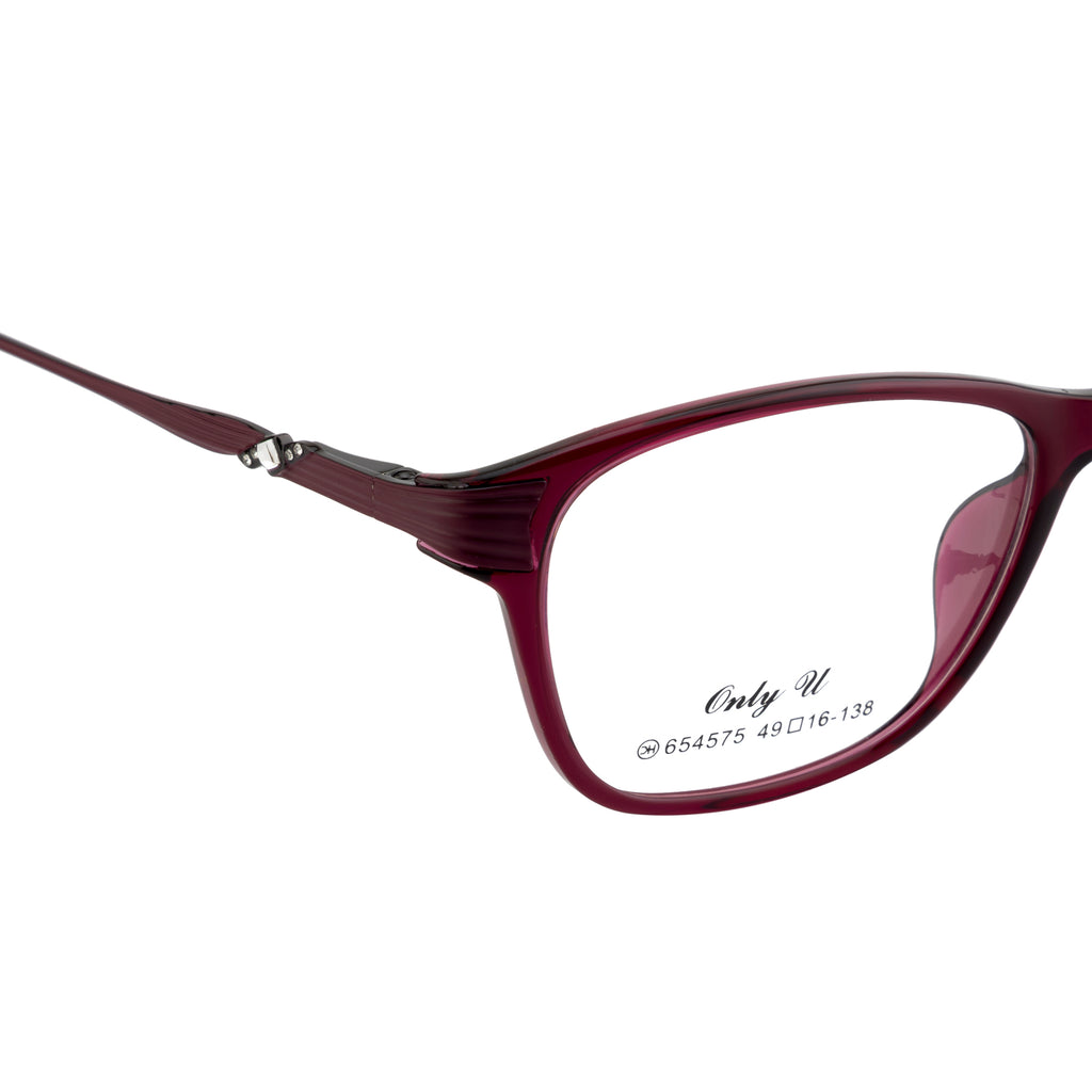 Cat-Eye Eyewear for Women – Stylish Purple Hues, Trendy & Comfortable Glasses
