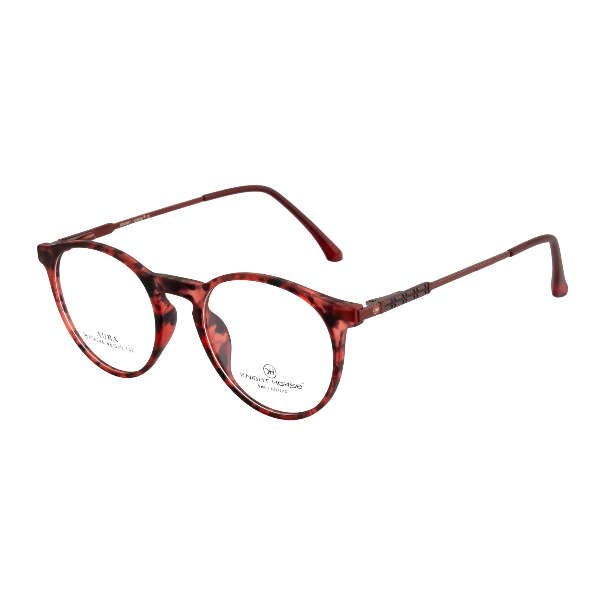 Round Eyewear | Trendy Red Frame | Stylish & Comfortable Glasses