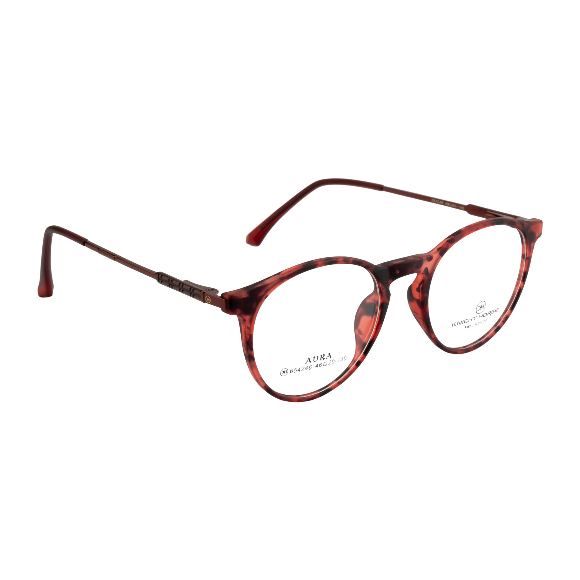 Round Eyewear | Trendy Red Frame | Stylish & Comfortable Glasses