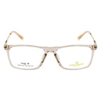 Rectangle Glasses | High-Quality Spring Hinges | Gloss Beige | Stylish & Durable