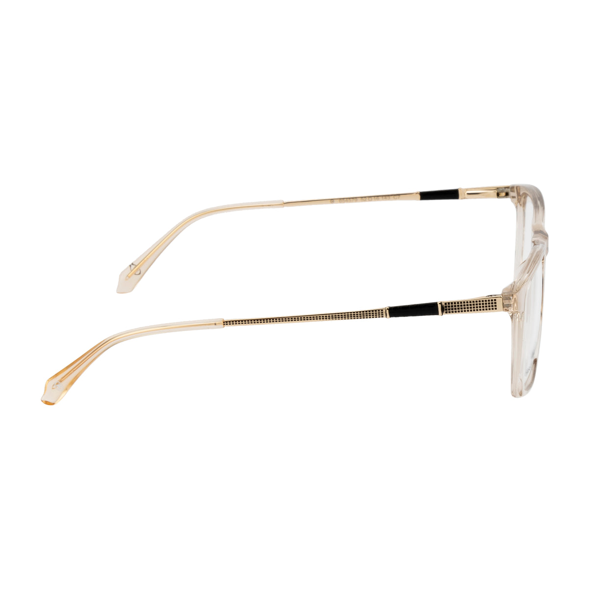 Rectangle Glasses | High-Quality Spring Hinges | Gloss Beige | Stylish & Durable