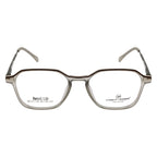 Eyewear | Matte Finish | Brown & Grey Combination | Stylish Full Rim Glasses