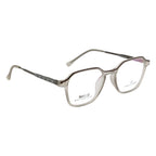 Eyewear | Matte Finish | Brown & Grey Combination | Stylish Full Rim Glasses