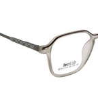 Eyewear | Matte Finish | Brown & Grey Combination | Stylish Full Rim Glasses