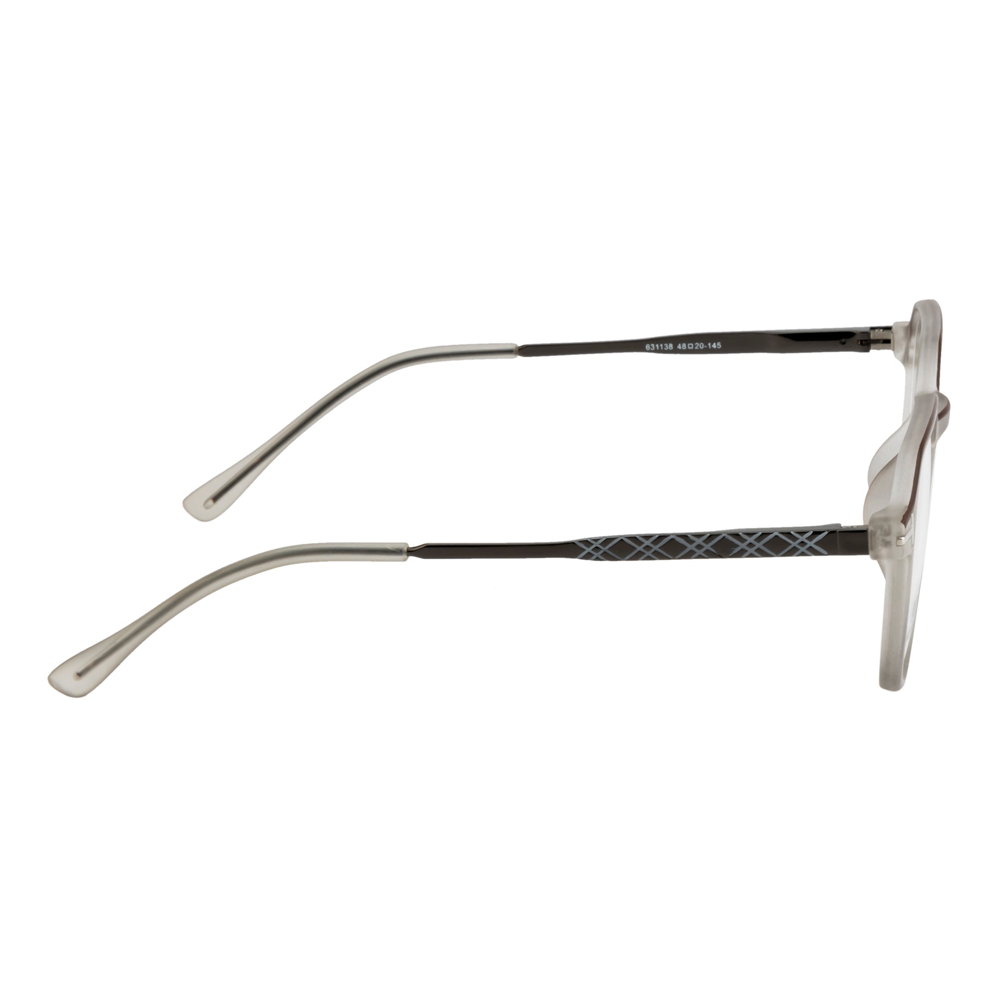 Eyewear | Matte Finish | Brown & Grey Combination | Stylish Full Rim Glasses