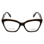 Cat-Eye Eyewear for Women – Bold & Fashionable Black/Beige frame
