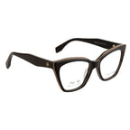 Cat-Eye Eyewear for Women – Bold & Fashionable Black/Beige frame