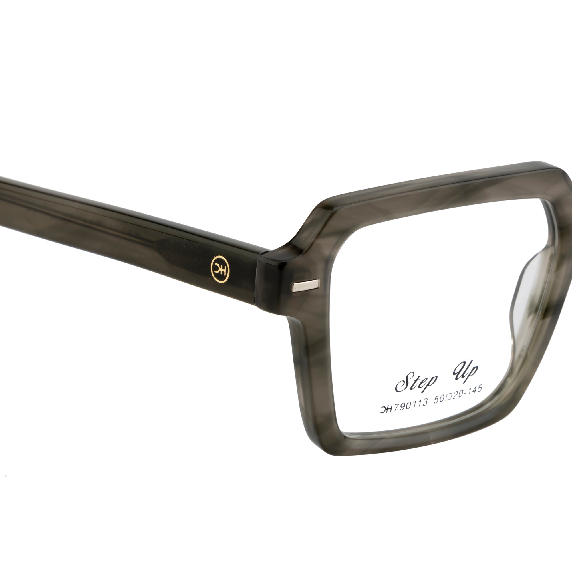 Bold & Stylish – Knight Horse Square Acetate Frames in Green Hues