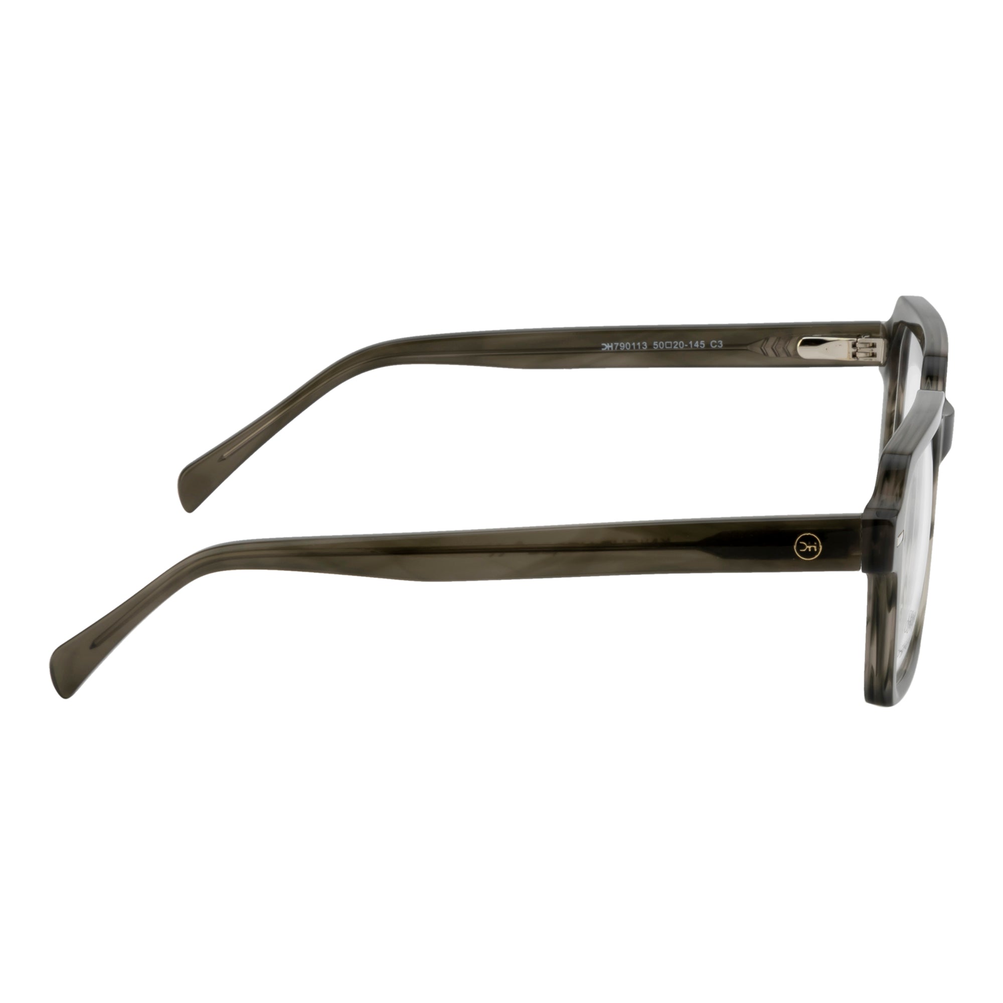 Bold & Stylish – Knight Horse Square Acetate Frames in Green Hues