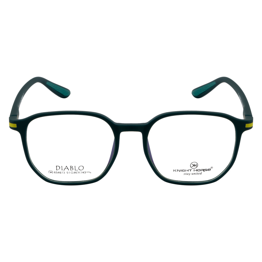 Eyewear | Matte Dark Green | Trendy Eyewear with Spring Hinges
