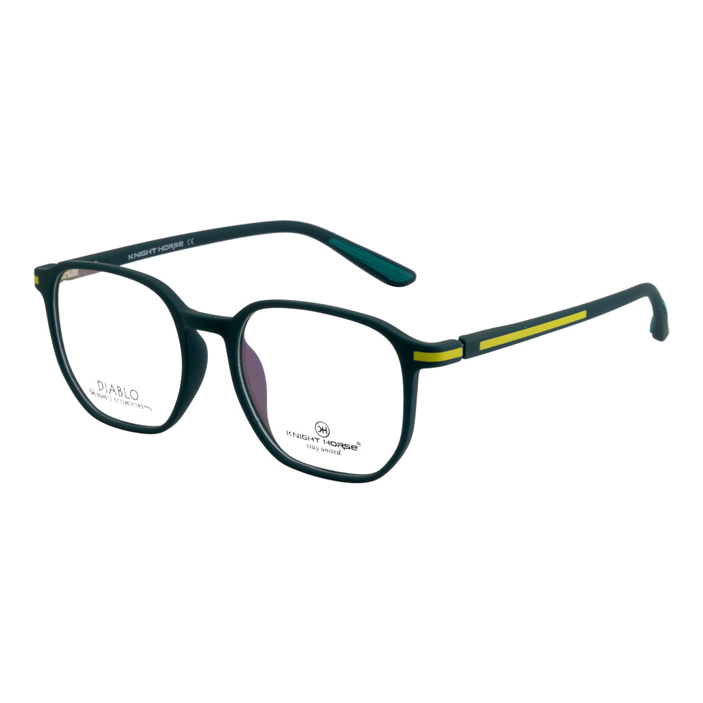 Eyewear | Matte Dark Green | Trendy Eyewear with Spring Hinges