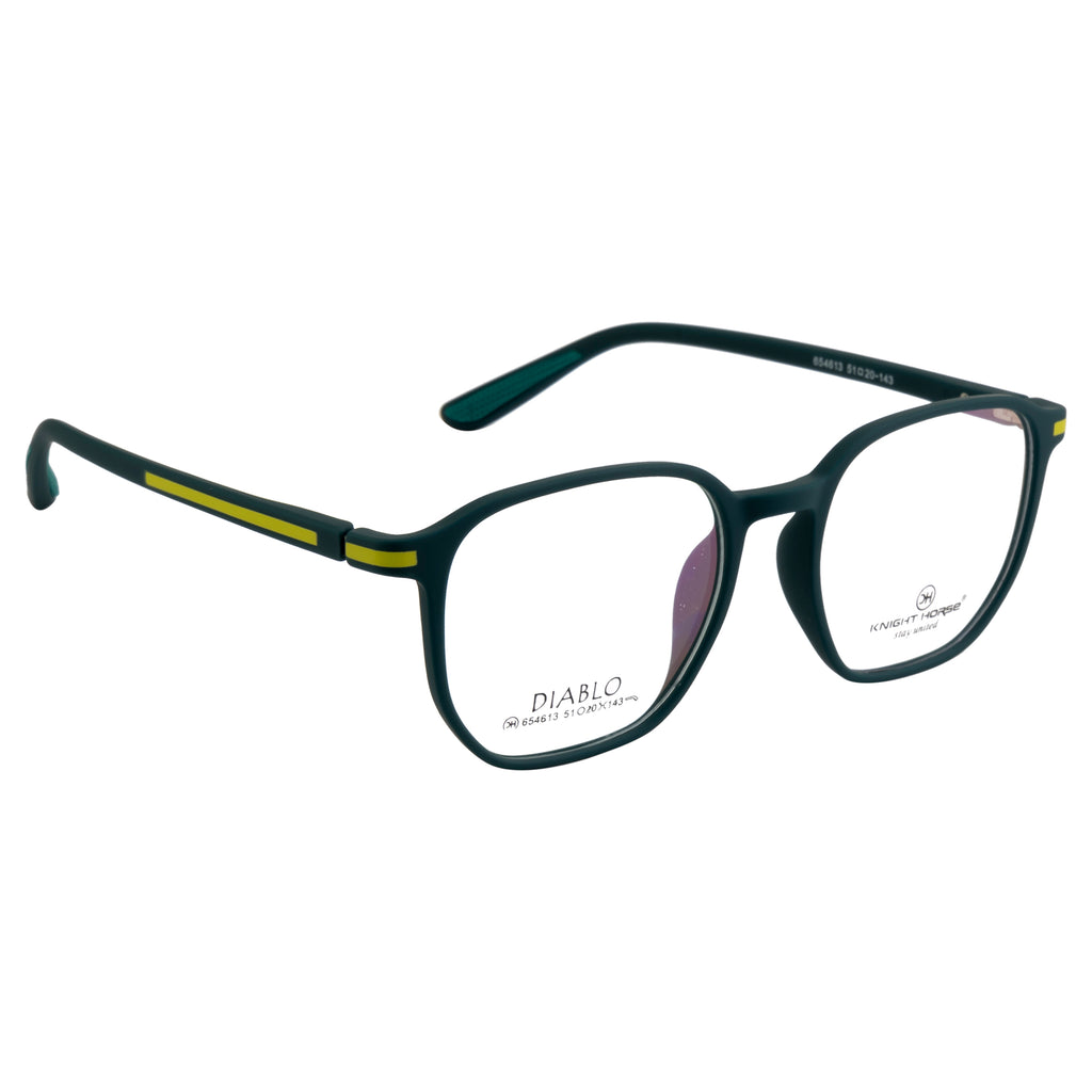 Eyewear | Matte Dark Green | Trendy Eyewear with Spring Hinges