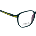 Eyewear | Matte Dark Green | Trendy Eyewear with Spring Hinges