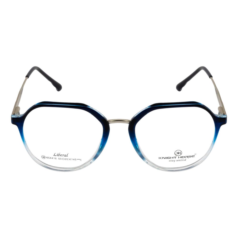 Geometric Eyewear – Stylish Fancy Frames| Dual-Tone Design| Glossy Finish