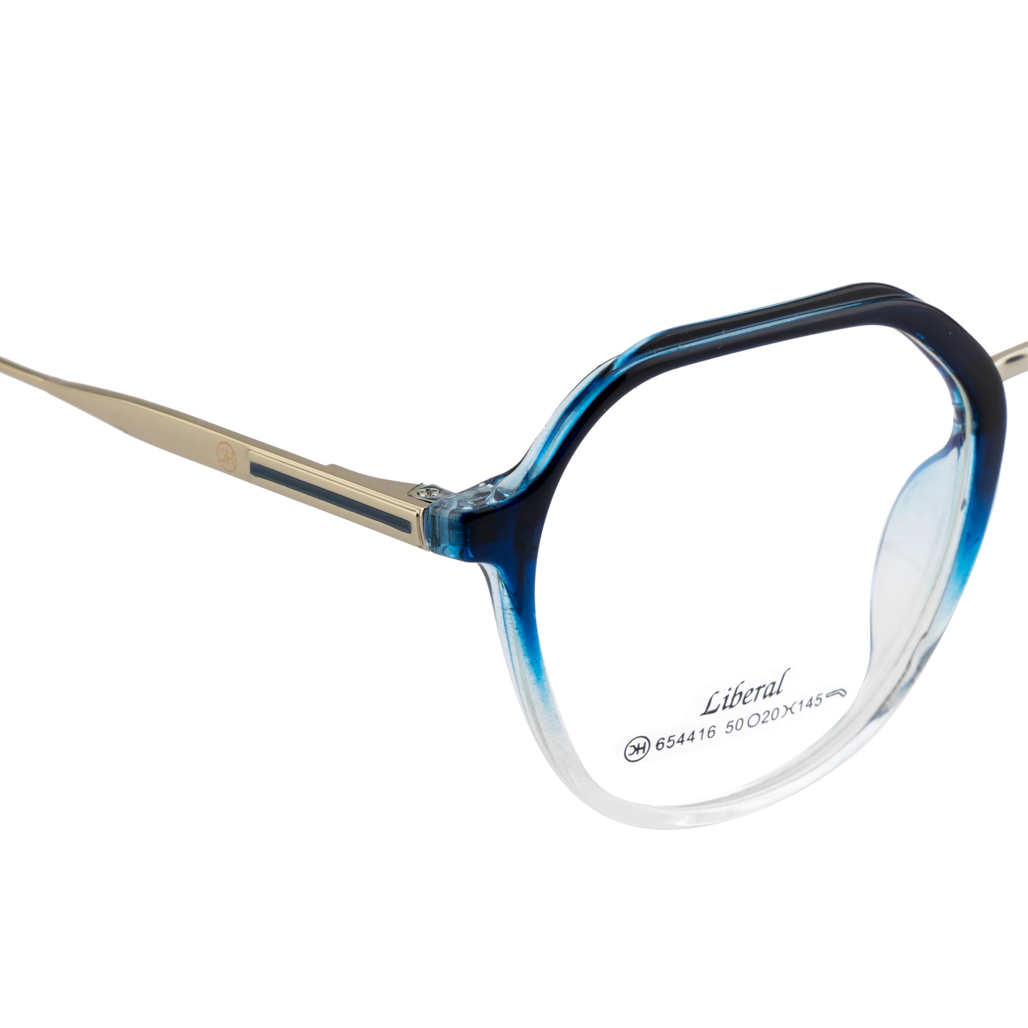 Geometric Eyewear – Stylish Fancy Frames| Dual-Tone Design| Glossy Finish