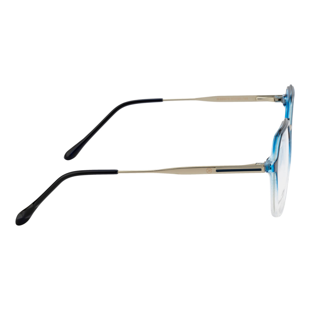 Geometric Eyewear – Stylish Fancy Frames| Dual-Tone Design| Glossy Finish