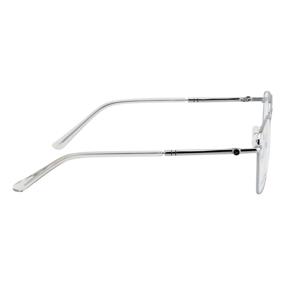 Stylish Double-Bar Men's Glasses | High-Quality Fancy Design | Silver Frame