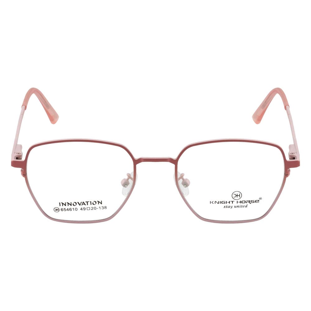 Women’s Eyewear – Modern Geometric Frame in Pink