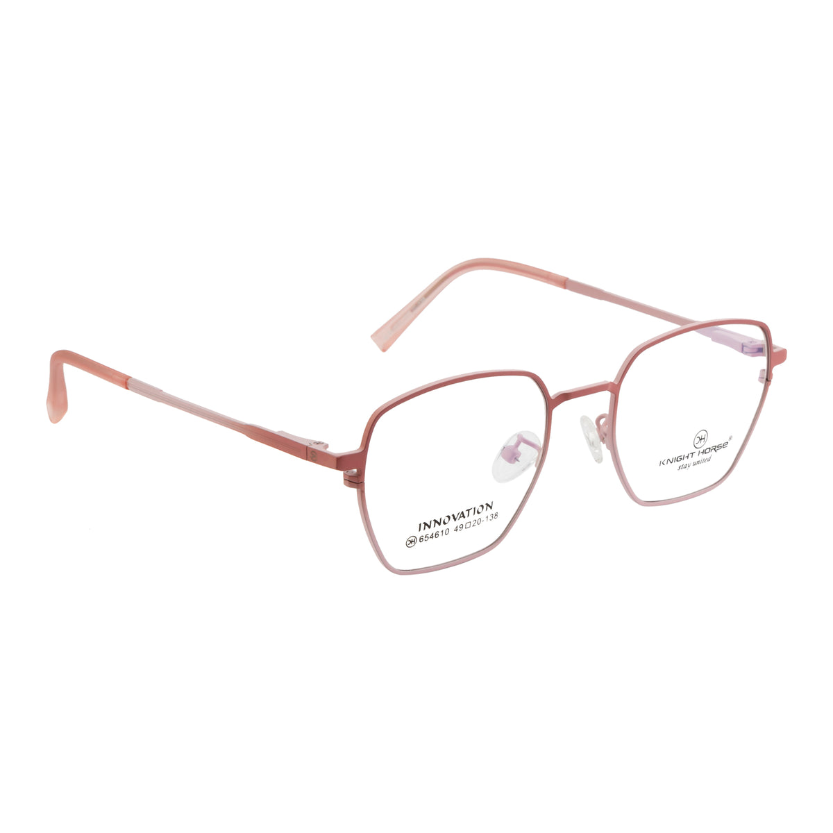 Women’s Eyewear – Modern Geometric Frame in Pink