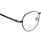 Classic Octagon Shape Eyewear | Sophisticated Brown Finish