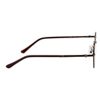 Classic Octagon Shape Eyewear | Sophisticated Brown Finish