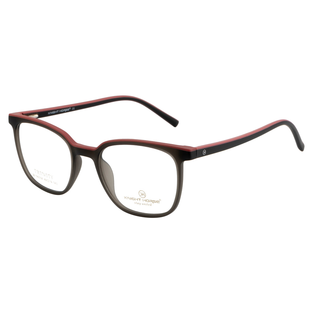 Square Eyeglasses | Lightweight & Durable | Spring Hinges | Black/Pink