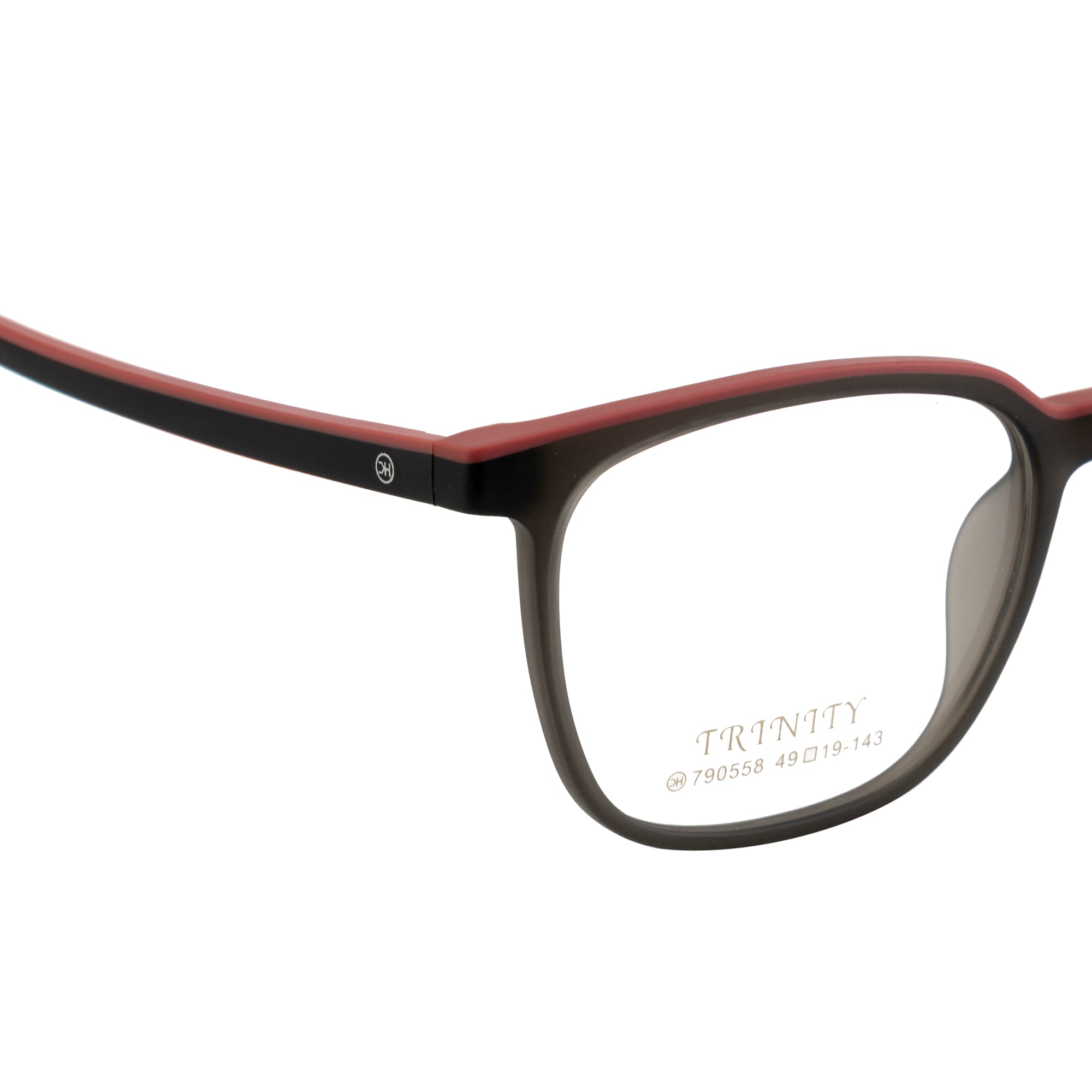 Square Eyeglasses | Lightweight & Durable | Spring Hinges | Black/Pink