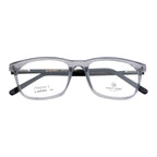 Sleek Translucent Square Glasses with Flexible Hinges